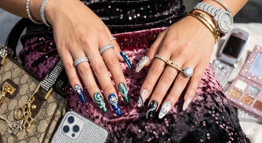 Baddie nail style